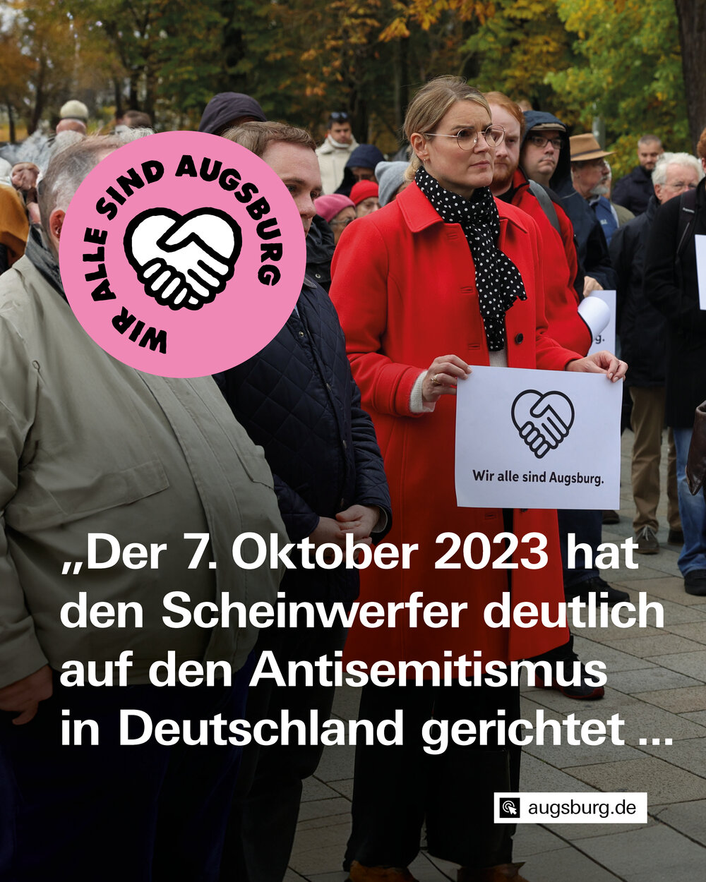 Eva Weber: Der 7. Oktober 2023 hat den Scheinwerfer deutlich auf den Antisemitismus in Deutschland gerichtet...