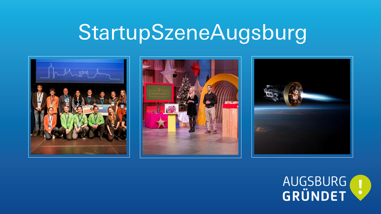 StartupSzene Augsburg / Bildquellen (v.l.n.r.): langesicht, RTL / Bernd-Michael Maurer, Rocketeer